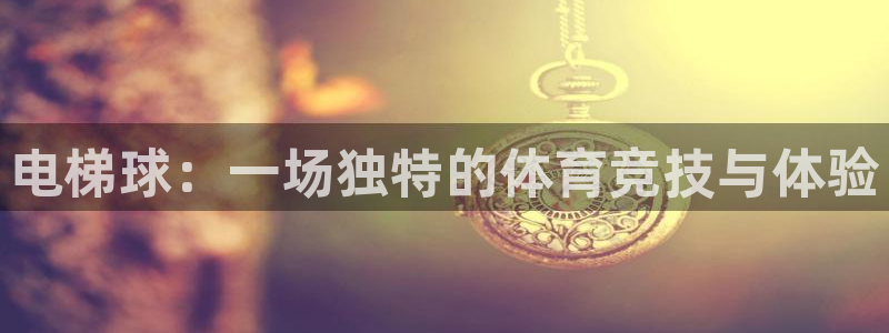 中欧体育ac米兰：电梯球：一场独特的体育竞技与体验